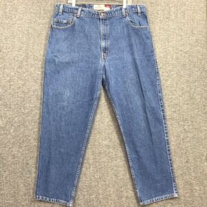 VTG Orange Tab 90s Levi's 545 Jeans Men 40x30 Loose Baggy Wide Leg Black Batwing